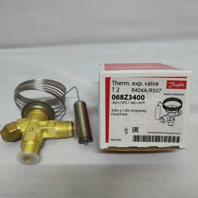 Valvola Di Espansione Termica DANFOSS TES 2 068Z3403 Per R404A/R507 – Nuova, Originale