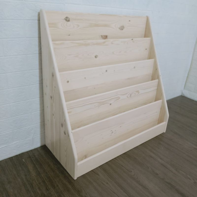 Jual rak buku display , rak kayu display , rak buku kayu - Rak buku