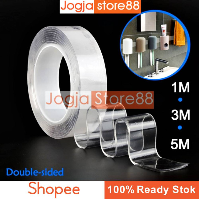 1M/3M/5M X3cm Nano Tape Double Sided Tape Transparent No Trace