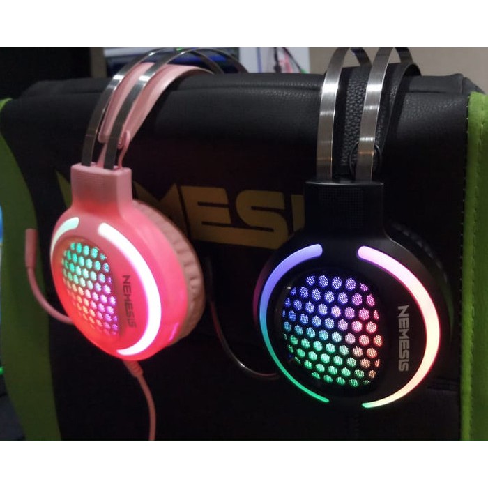 Jual NYK HSN-10 Knight Headset Gaming Jack 3,5mm RGB | Shopee Indonesia