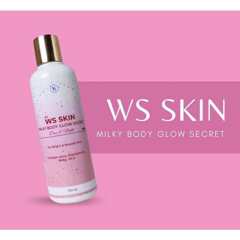 Jual Ws skin body glow secret 250ml Shopee Indonesia