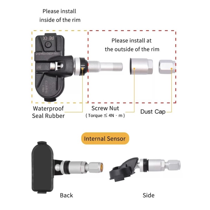 Jual TPMS (Tire Pressure Monitoring System) untuk Head Unit Android ...