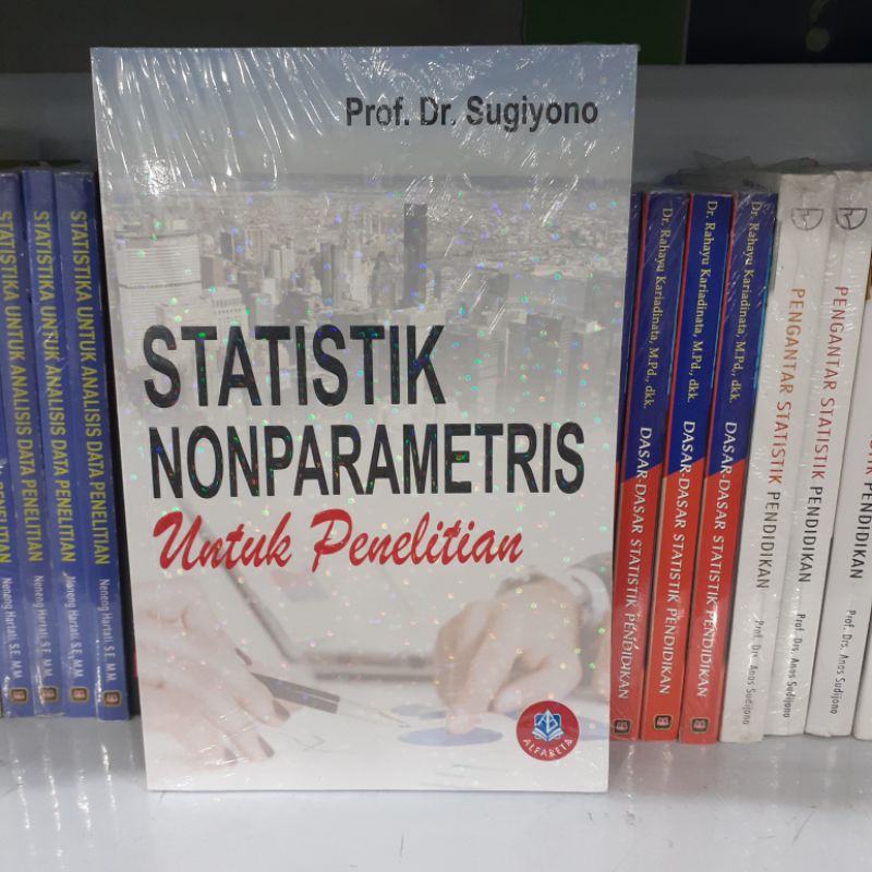 Jual BUKU STATISTIK NON PARAMETRIS PARAMETRIK NONPARAMETRIS UNTUK ...