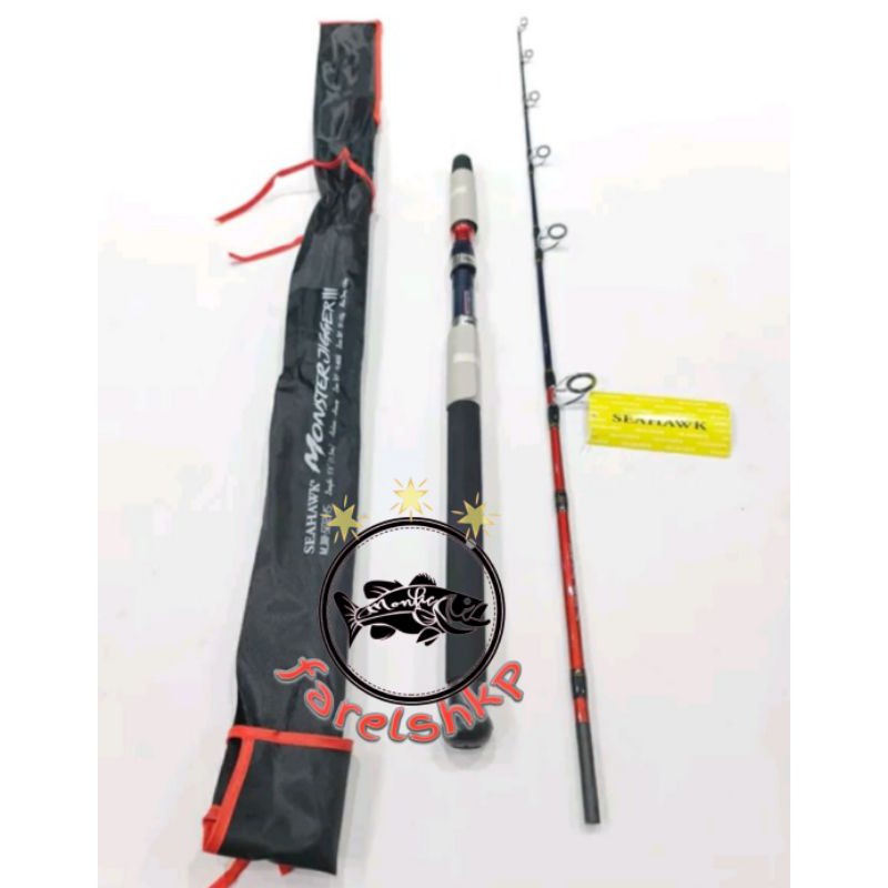 Jual joran jig seahawk monster III 150cm 165cm 180cm 40lb | Shopee ...