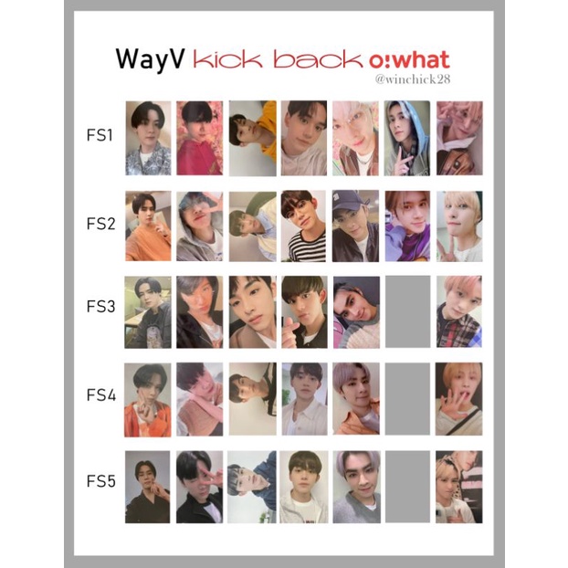 WayV 3rd Mini Album『Kick Back』2種類 unboxingとトレカ一覧