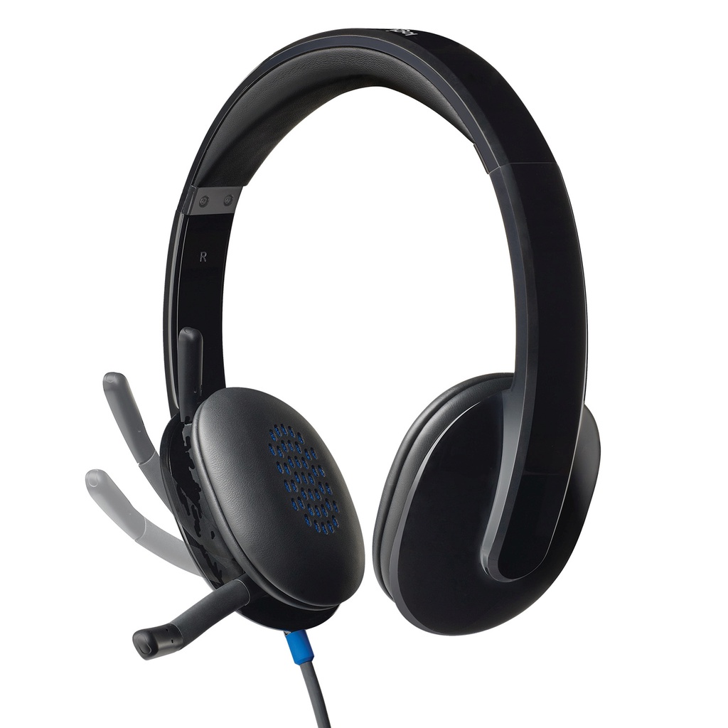 Logitech H540 Headset Stereo USB dengan Mikrofon Noise-Cancelling (3)