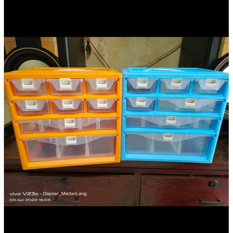 Jual Laci Mini Container 15 Sekat Green Leaf 7912 AM4 / Kotak Perkakas ...