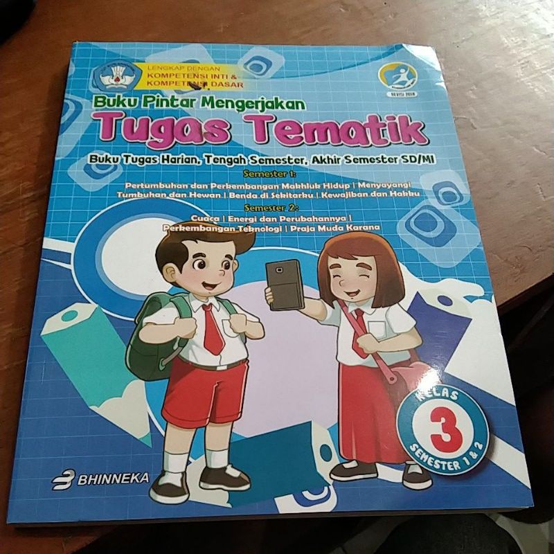 Jual BUKU PINTAR MENGERJAKAN TUGAS TEMATIK EDISI REVISI | Shopee Indonesia