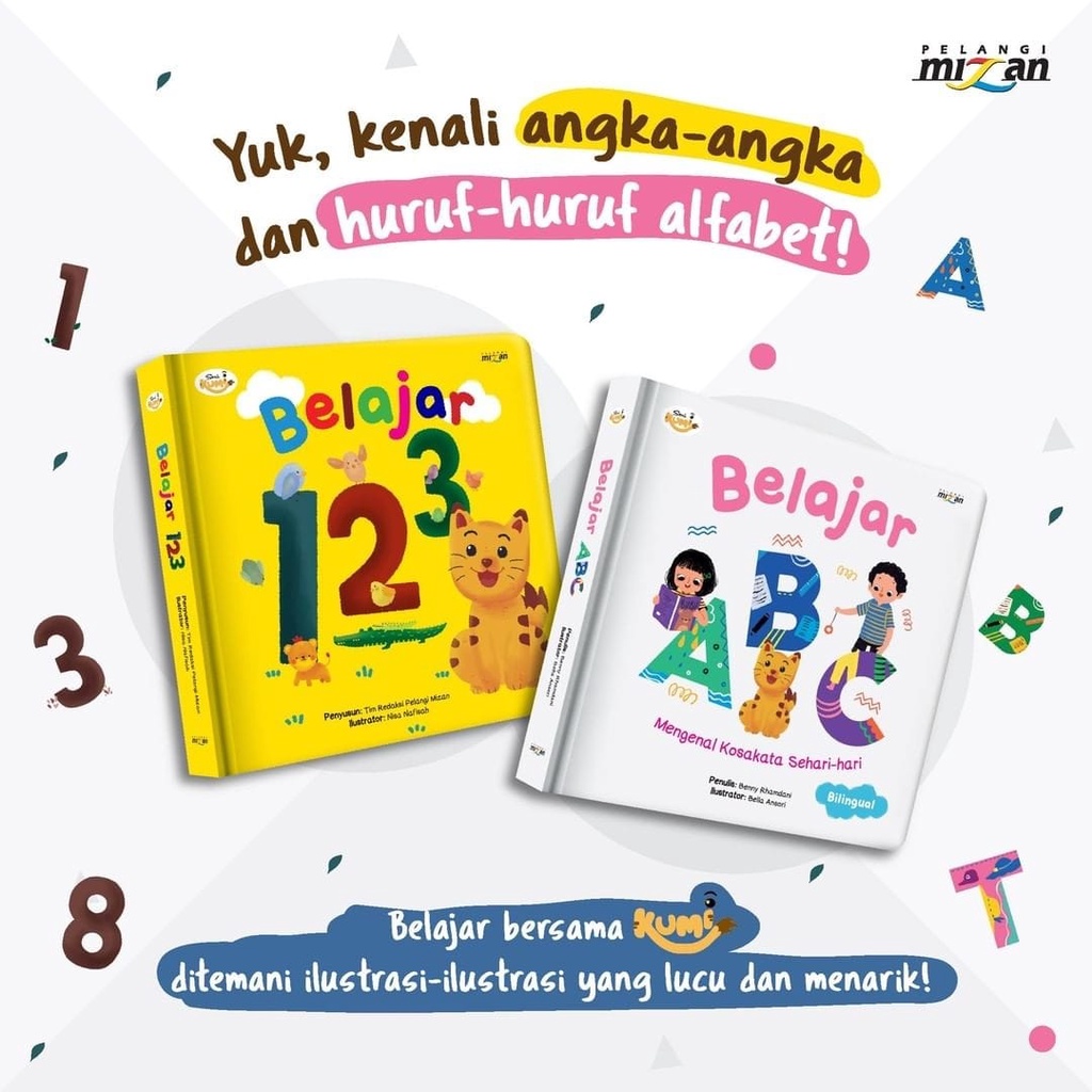 Jual Boardbook Seri Kumi Belajar ABC Mengenal Kosakata Sehari Hari ...