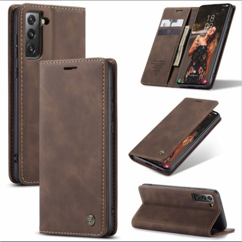 Jual Case Samsung S21 Fe 5g S21 Plus S21 5g Flip Case Premium Wallet Leather Cover Casing 1809