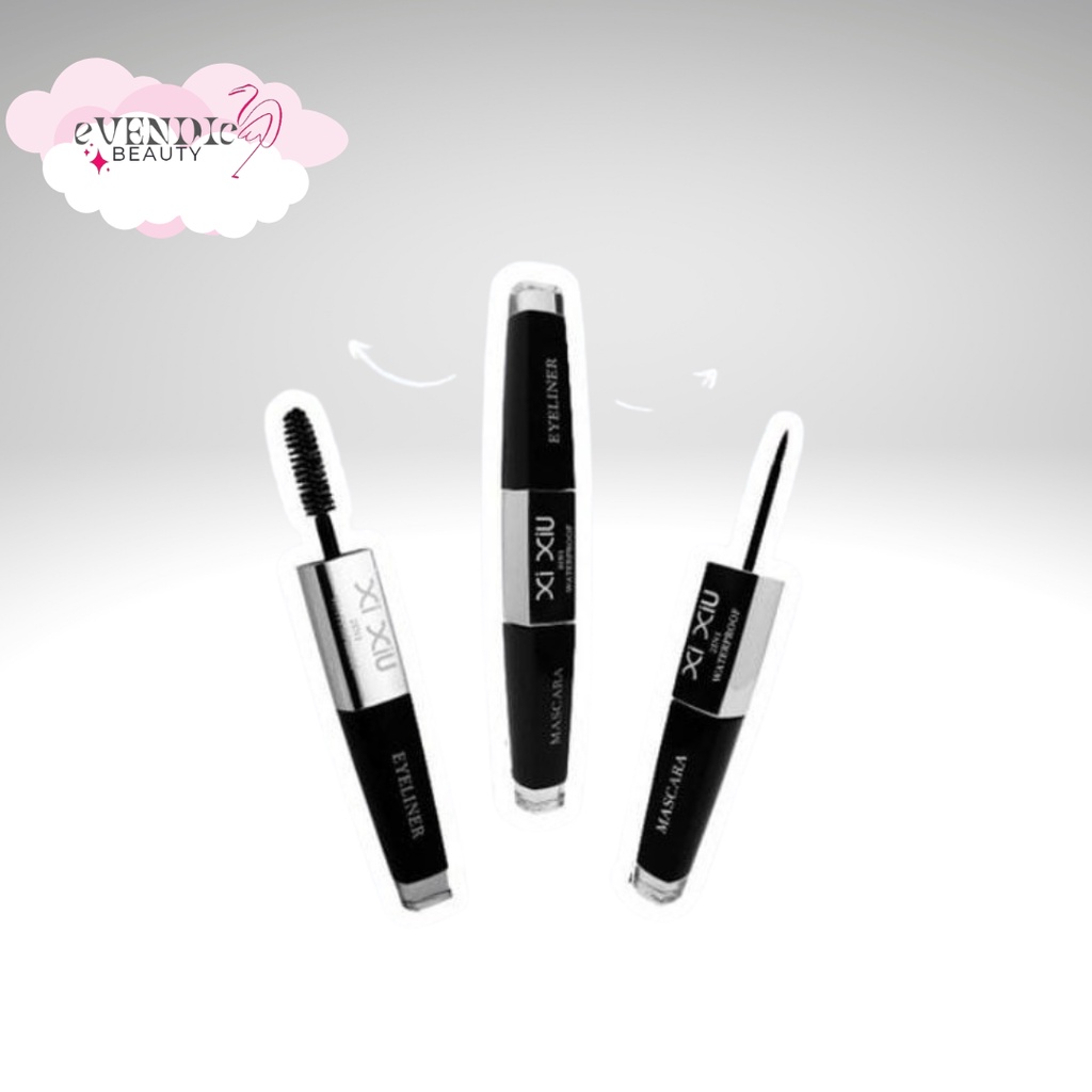 Jual XI XIU 2in1 Mascara Eyeliner Xixiu maskara eyeliner original Shopee Indonesia