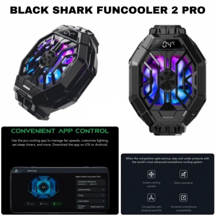 Jual BLACK SHARK FUNCOOLER 2 PRO - BLACKSHARK FUN COOLER 2 PRO BR30-BS ...