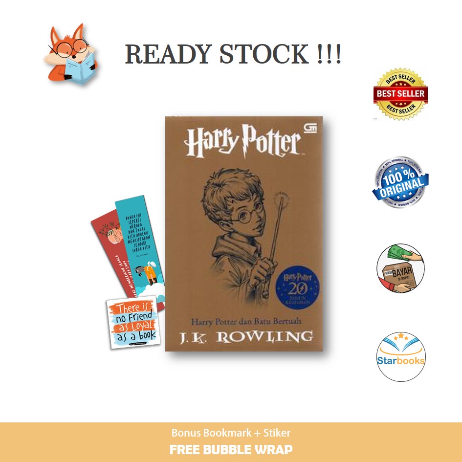 Jual Buku Harry Potter Dan Batu Bertuah - Gramedia | Shopee Indonesia