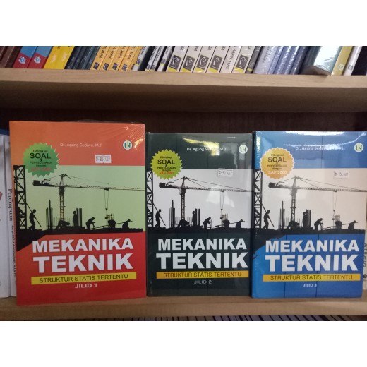 Jual Mekanika Teknik Jilid 1 Sampai 3 Struktur Statis Tertentu - Dr ...