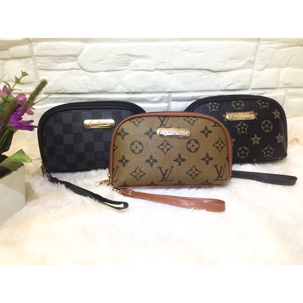 SAG6164 Black Kotak Dompet LV Wanita With Box