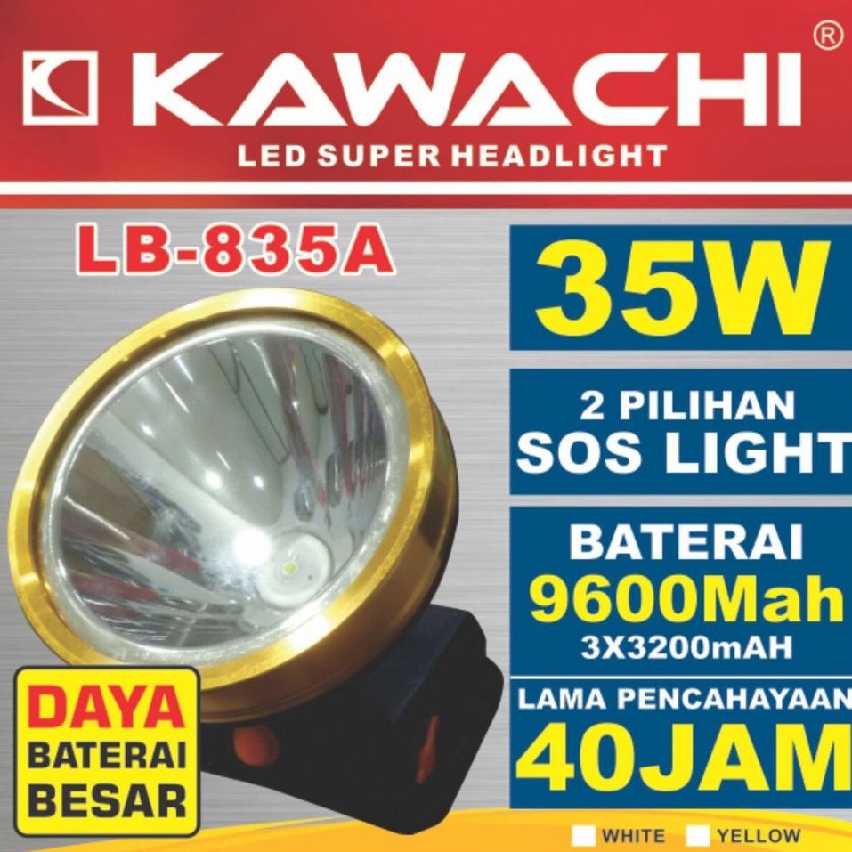 Jual Senter Kepala Kawachi Watt Smd Led Lb A Daya Super Besar