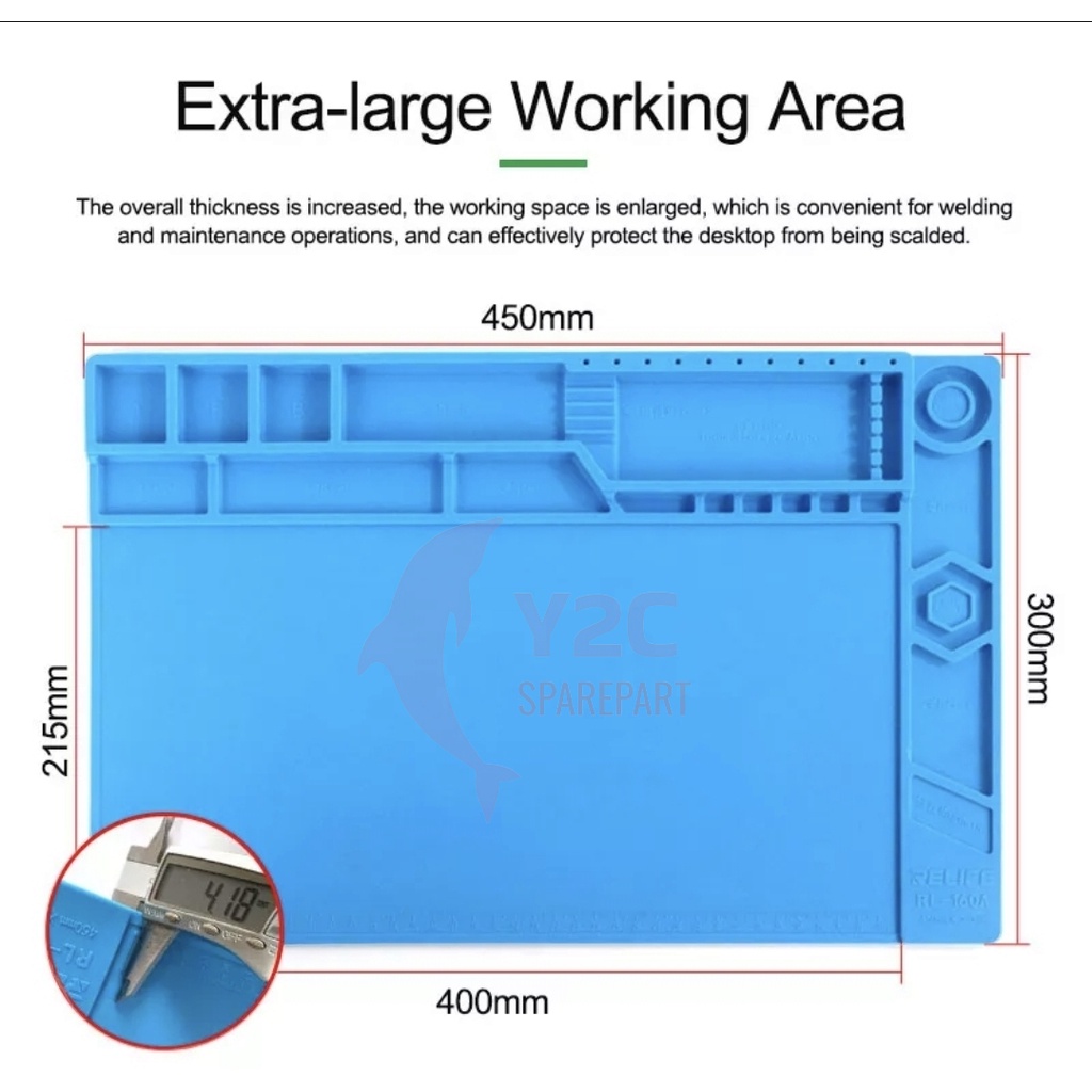Jual SERVICE PAD RELIFE RL-160A 45 X30 CM UKURAN BESAR ANTI PANAS ...
