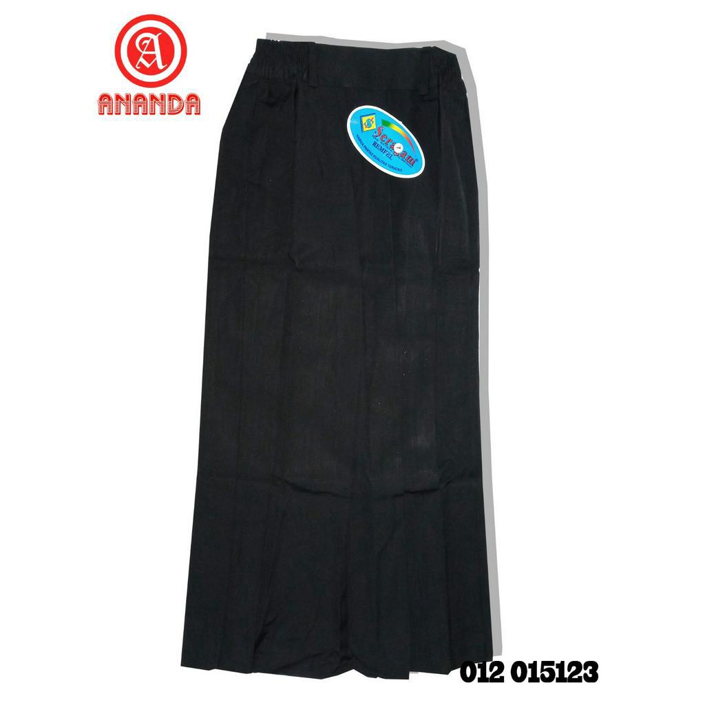 Jual rok sekolah panjang seragam hitam sd rempel no 1- 6 | Shopee Indonesia