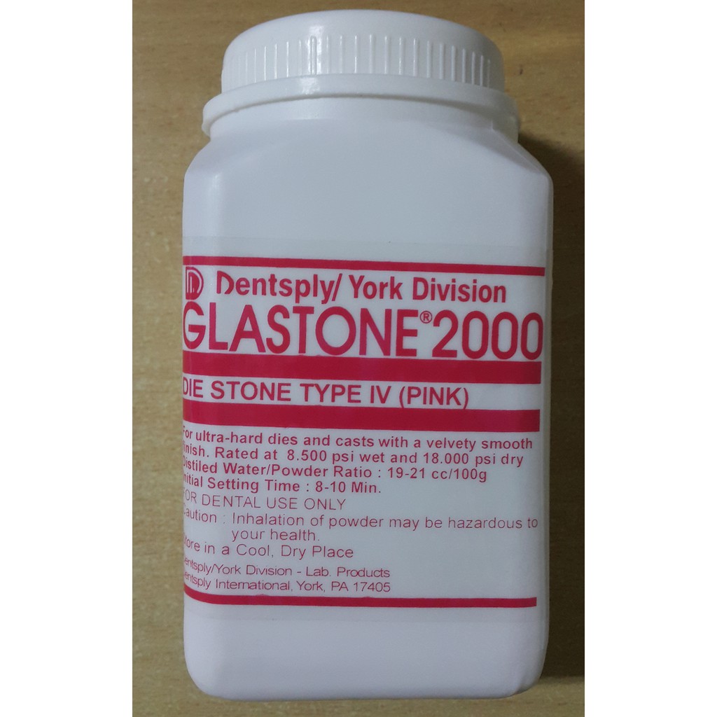 Jual Glastone Gips Stone Die Stone Dental Stone Type IV Pink