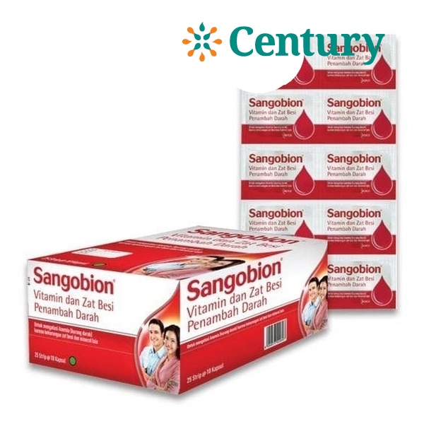 Jual Sangobion Kapsul 1 Strip / Anemia / Suplemen / Vitamin | Shopee ...