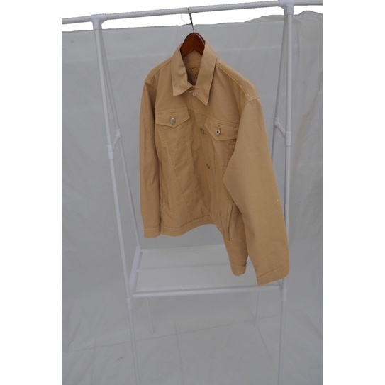 Jual ( SIMISSTY DENIM ) JAKET TRUCKER CANVAS TYPE 1. Warna camel ...