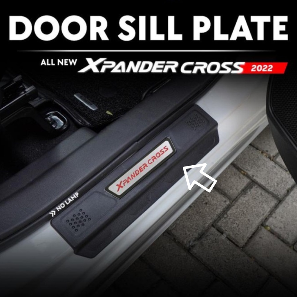 Jual Door Sill Plate Xpander Cross N Lamp Ori Design Big V Shopee Indonesia