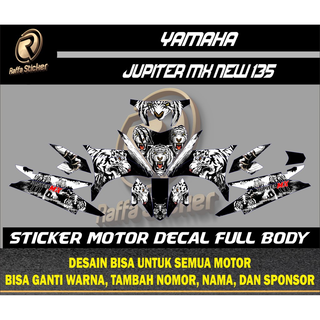 Jual stiker jupiter mx new decal jupiter mx 135 decal jupiter mx new