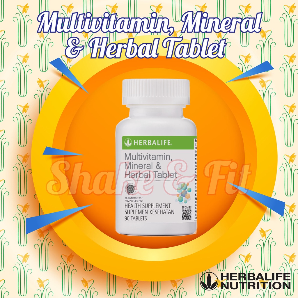 Jual MULTIVITAMIN, MINERAL & HERBAL TABLET ( Barcode utuh ) Shopee