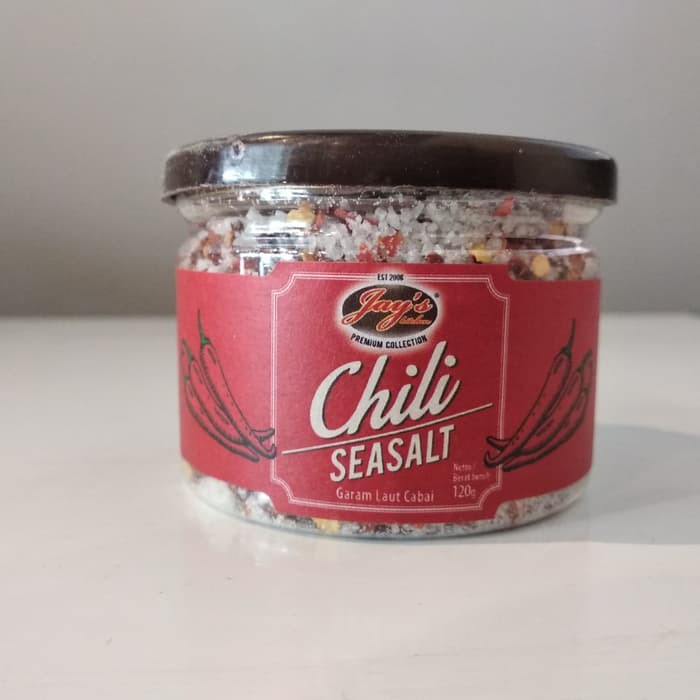 Jual Jay S Chili Sea Salt Garam Laut Cabai Seasoning Salt 120gr