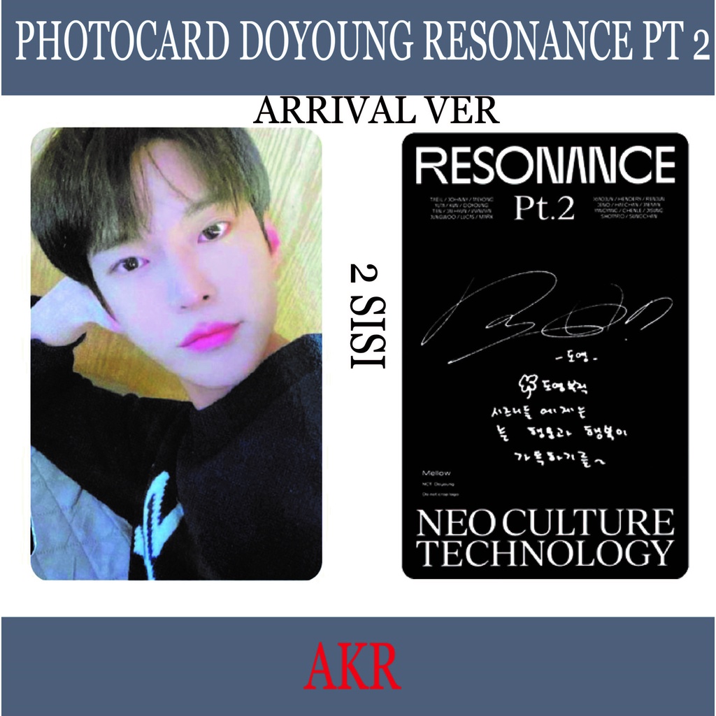 Jual PHOTOCARD DOYOUNG RESONANCE PT2 ARRIVAL VER OFFICIAL DESIGN , PC