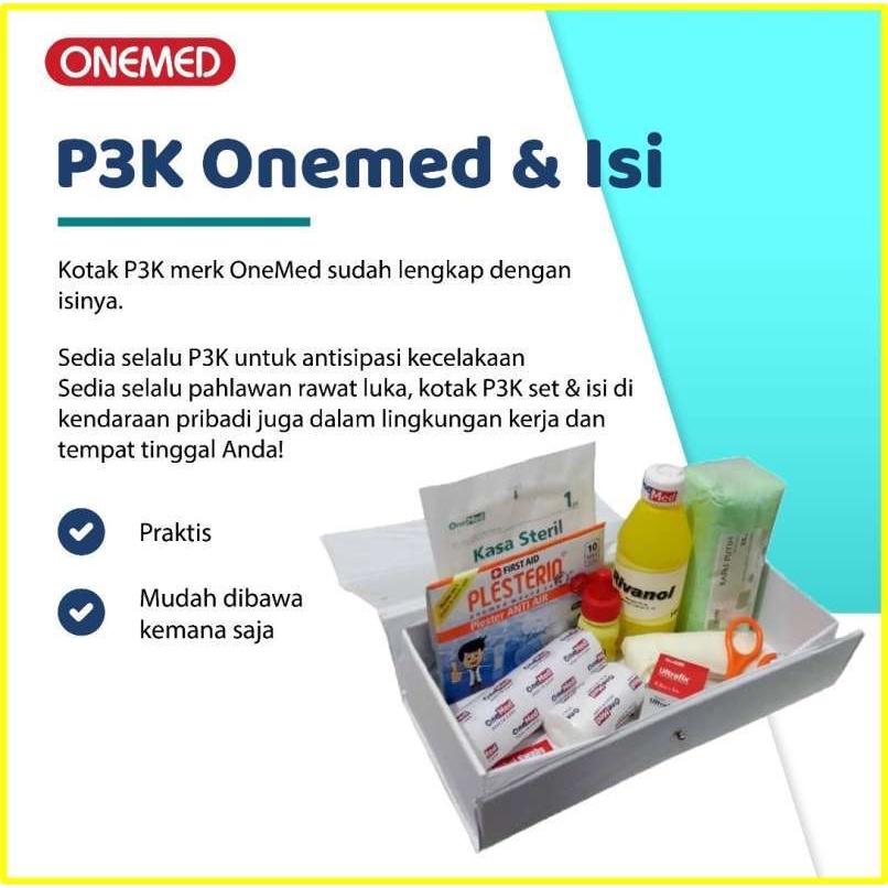 Jual KOTAK P3K MOBIL ONEMED . KOTAK FIRST AID KIT . PERTOLONGAN PERTAMA ...