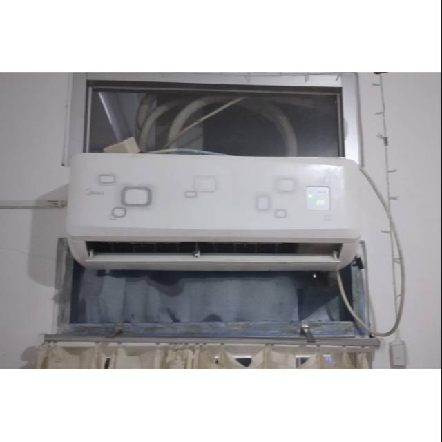 ac midea 1 2 pk second