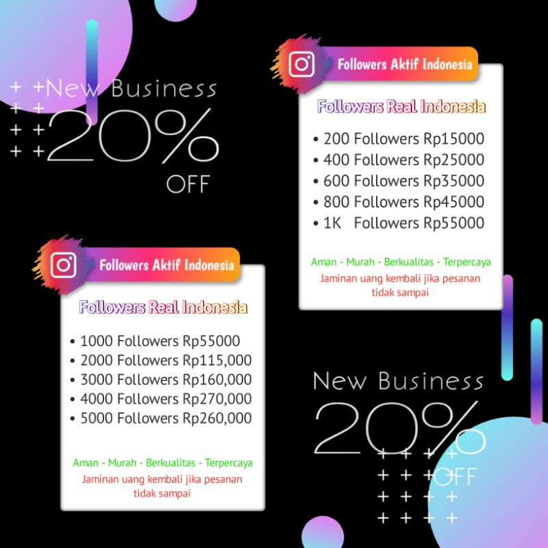 Jual Jasa Followers Instagram Shopee Indonesia