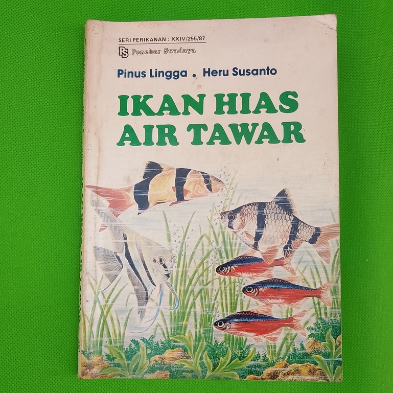 Jual Buku Ikan Hias Air Tawar Buku Heru Susanto Buku Perikanan