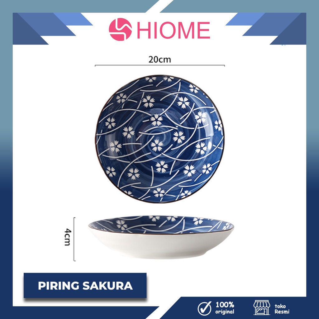 Jual Hiome Set Piring Mangkok Jepang Keramik Piring Mangkok Makan Keramik Porselen Style 