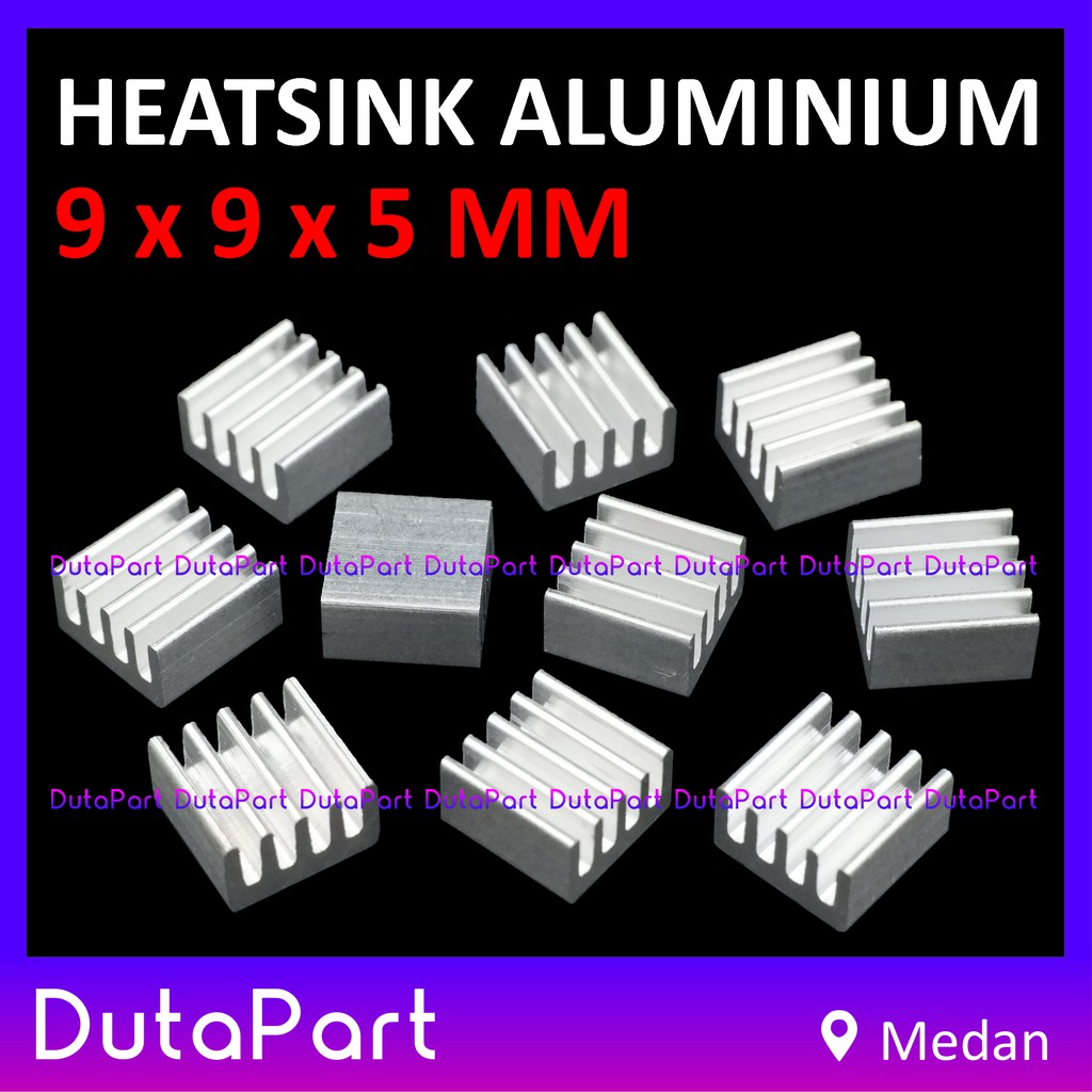 Jual Heatsink Aluminium Pendingin 9x9x5mm 995mm 9x9x5 995 Mm Heat Sink Shopee Indonesia 7580