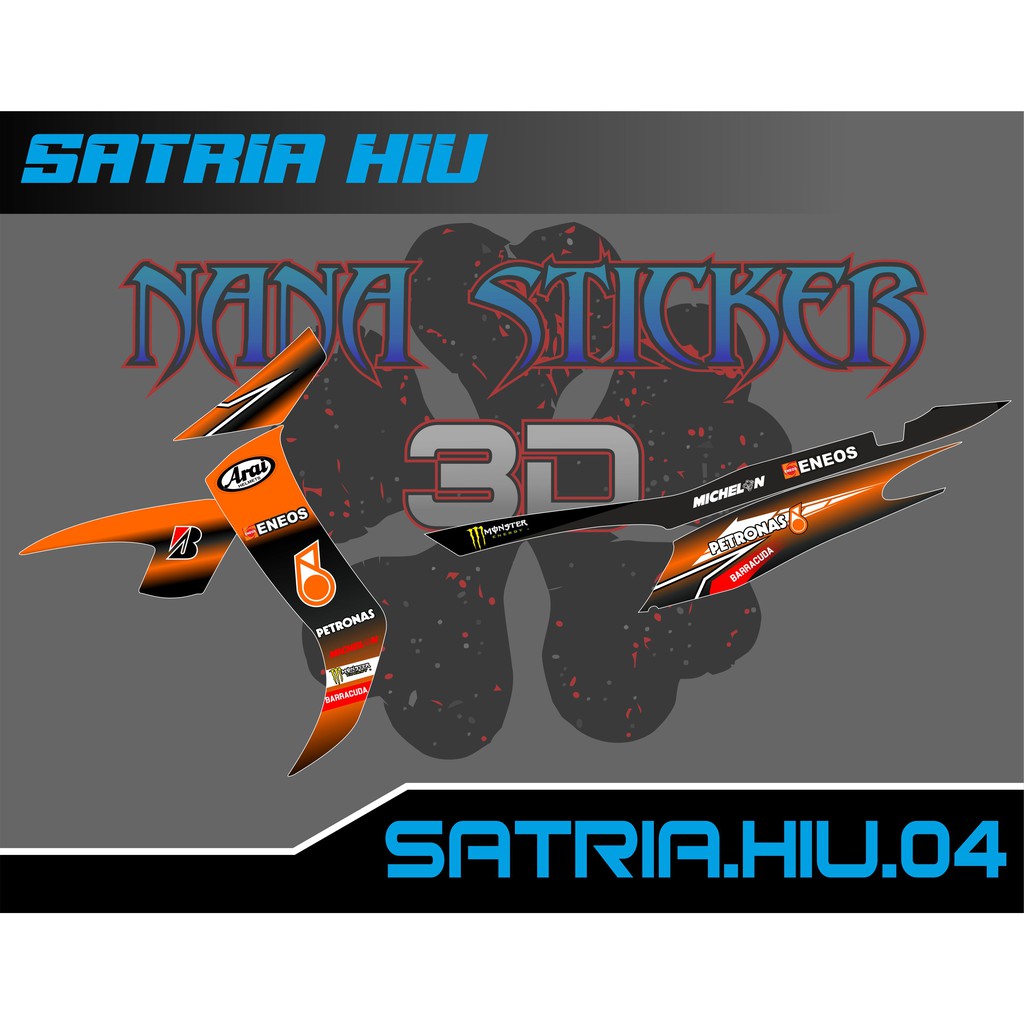 Jual Striping SUZUKI SATRIA 120R HIU - Stiker SATRIA R List Variasi ...
