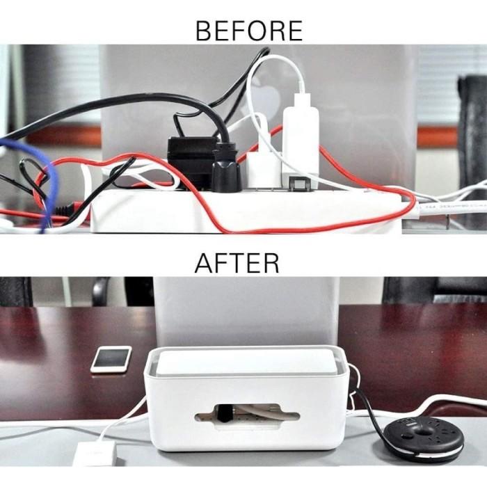 Jual Box Merapihkan Kabel/Tempat Kabel Menjadi Rapih/Menyimpan Kabel ...