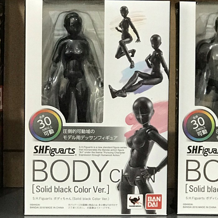 Jual SHF BODY KUN BODY CHAN Solid Black Color Ver SHFiguarts Mannequin BODY CHAN Shopee