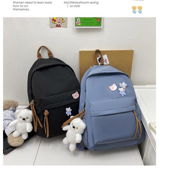 Jual [CODE BT24] Tas Ransel Korea Wanita Fashion 3992 Trend murah ...