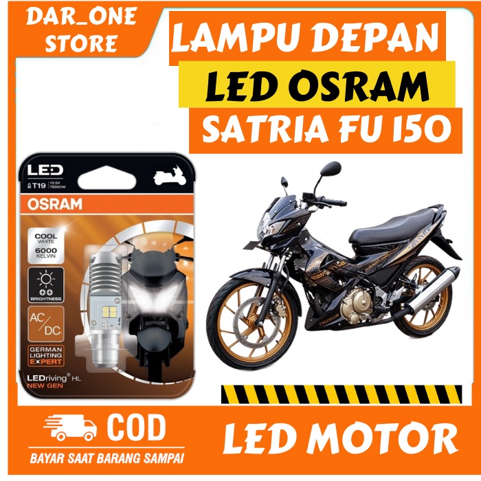 Jual LAMPU DEPAN LED OSRAM MOTOR SUZUKI SATRIA FU 150 ORIGINAL | Shopee ...