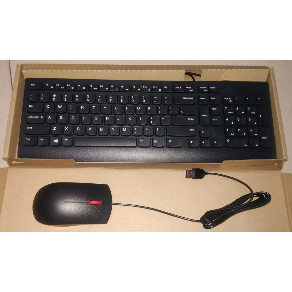 Jual Lenovo Calliope USB Keyboard & Mouse Combo Original New Shopee