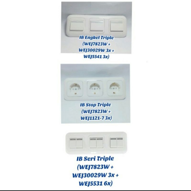 Jual PANASONIC STOP / ENGKEL / SERI / STOP+ENGKEL+SERI / STOP+ENGKEL ...