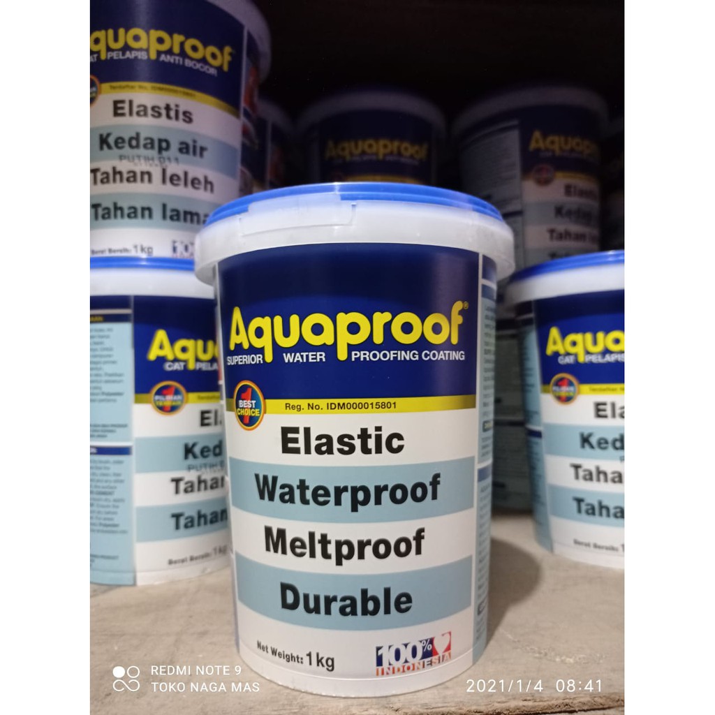 Jual Cat Pelapis Anti Bocor Aquaproof Aqua Proof Kg Kaleng Ori