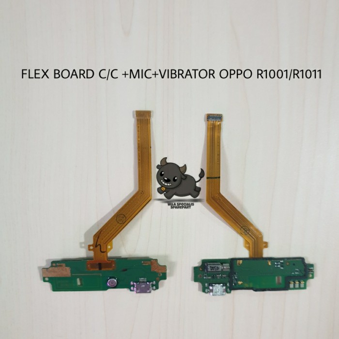 Jual FLEXSIBEL BOARD KONEKTOR CHARGE CAS+MIC+VIBRATOR OPPO R1001/R1011 ...
