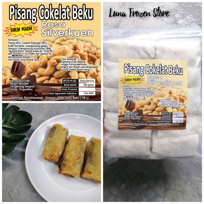 Jual Piscok Silverkuen Pisang Coklat Lumer Lumpia Renyah Frozen Food