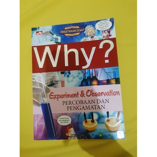 Jual Buku Komik Sains Anak Why? Experiment & Observation Percobaan Dan ...