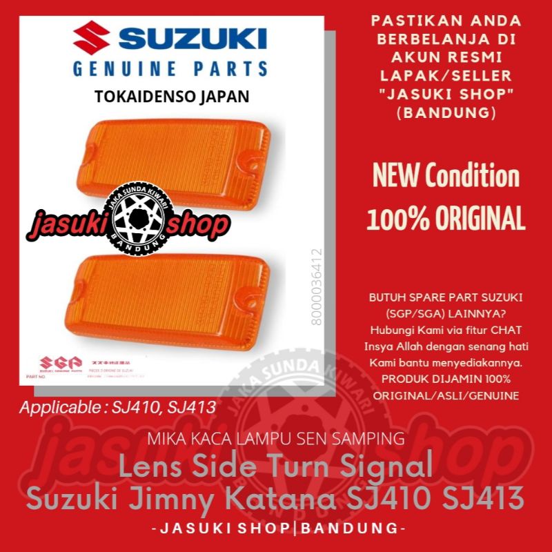 Jual Lens Turn Signal Light Mika Kaca Lampu Sen Samping Suzuki Jimny