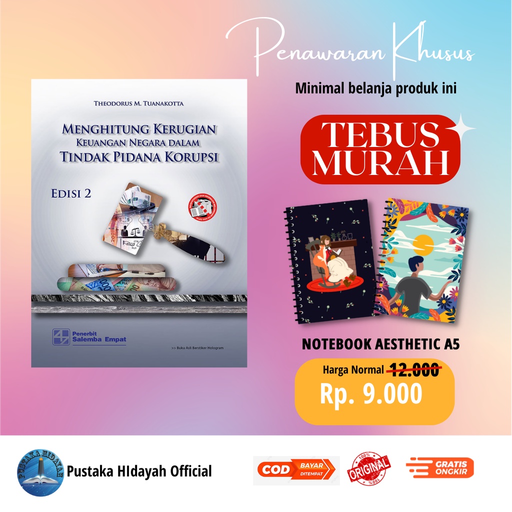 Jual Buku Menghitung Kerugian Keuangan Negara Dalam Tindak Pidana ...