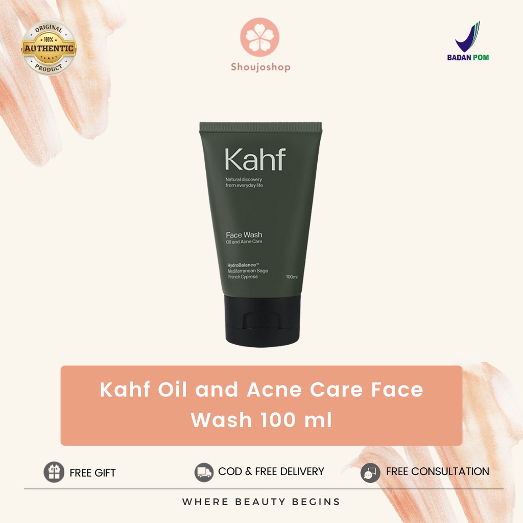 Jual Kahf Oil and Acne Care Face Wash 100 ml Shopee Indonesia